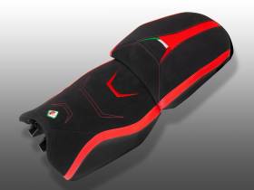 Rivestimento Sella Confort Nero-rosso Ducabike DBK Per Ducati Multistrada V4 2021 > 2024