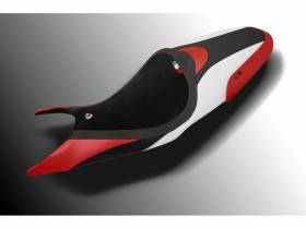 Rivestimento Sella Nero-rosso-bianco Ducabike DBK Per Ducati Supersport 950 2021 > 2023