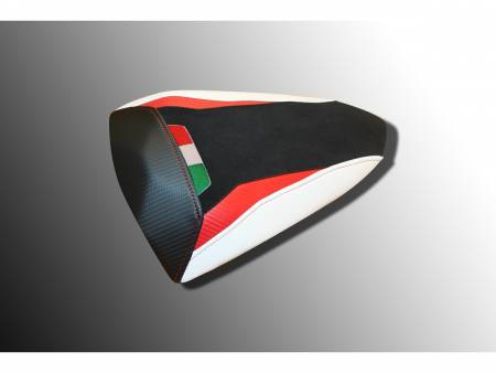 CSV4P01DAW Seat Cover Passenger Black-red-white Ducabike DBK For Ducati Panigale V2 2020 > 2023