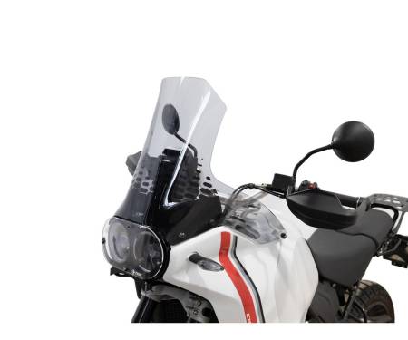 CUP24F Cupolino Maggiorato Maxi Comfort Fume Dbk Per Ducati Desert X 937 2022 > 2024