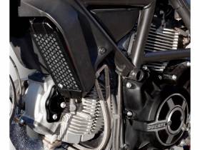 Protezione Radiatore Olio Nero Ducabike DBK Per Ducati Scrambler Mach 2.0 2017 > 2019