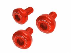 Sfv2 Shock Absorber Cover Screws Kit Red Ducabike DBK For Ducati Panigale 959 2016 > 2019