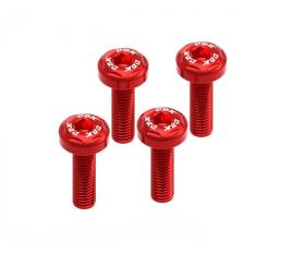 Exhaust Protection Cover Screw Kit Red Dbk For Ducati Diavel V4 2023 > 2024
