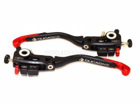 Ducabike DBK L01a Brake  +  Cluth Levers Double Adjustment Red