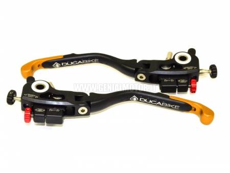 Ducabike DBK L01b Brake  +  Cluth Levers Double Adjustment Gold