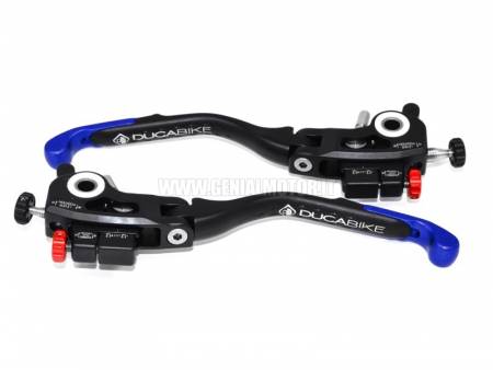 Ducabike DBK L01c Brake  +  Cluth Levers Double Adjustment Blue