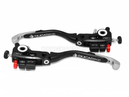 Ducabike DBK L01e Brake  +  Cluth Levers Double Adjustment Silver