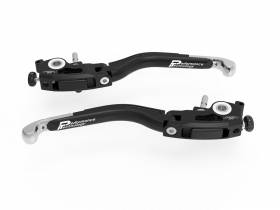 Adjustable Brake + Clutch Levers Silver Ducabike DBK For Ducati Monster S4rs 2006 > 2008