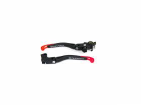 Brake + Clutch Levers Red Ducabike DBK For Ducati Supersport 936 2017 > 2020