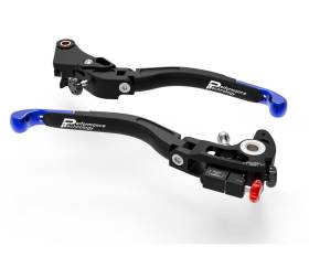 Brake + Clutch Levers Double Adjustment Black Blue Dbk For Bmw M1000rr 2020 > 2024