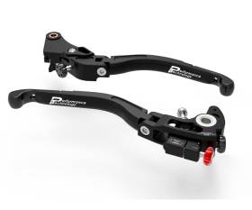 Brake + Clutch Levers Double Adjustment Black Dbk For Bmw M1000rr 2020 > 2024