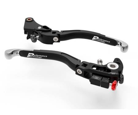L17E Brake + Clutch Levers Double Adjustment Black Silver Dbk For Bmw M1000rr 2020 > 2024
