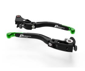 Brake + Clutch Adjustable Levers Black Green Dbk For Bmw M1000rr 2020 > 2024