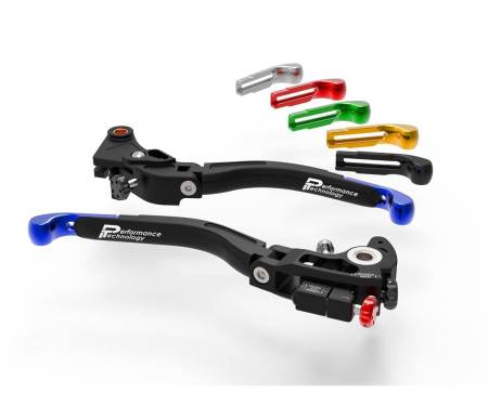 L19A Brake + Clutch Levers Double Adjustment Black Red Dbk For Bmw S1000r 2014 > 2020