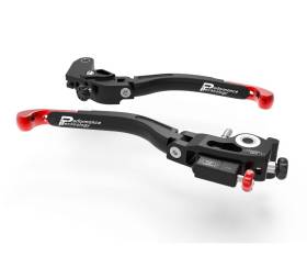 Brake + Clutch Levers Double Adjustment Black Red Dbk For Honda Cbr 1000 Rr Sp 2020 > 2022