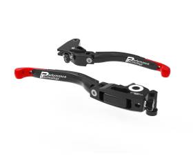 Brake + Clutch Levers Red Dbk For Triumph Street Triple 765 Rs 2020 > 2024