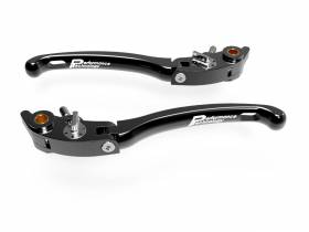 Brake / Clutch Adjustment Levers Eco Gp 1 Black-silver Ducabike DBK For Ducati Monster S4r 2003 > 2008