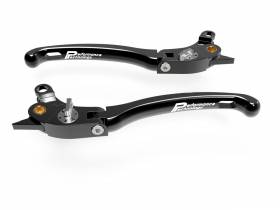 Brake / Clutch Adjustment Levers Eco Gp 1 Black-silver Ducabike For Ducati Sport Touring St4 1999 > 2003