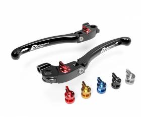 Brake / Clutch Adjustment Levers Eco Gp 1 Red Ducabike DBK For Ducati Monster 400 2000 > 2002
