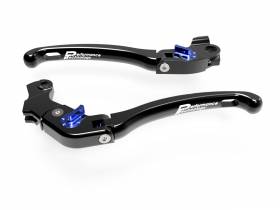 Brake / Clutch Adjustment Levers Eco Gp 1 Black-blue Ducabike DBK For Ducati Scrambler Classic 2015 > 2018