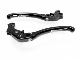 Brake / Clutch Adjustment Levers Eco Gp 1 Black-black Ducabike DBK For Ducati Scrambler Classic 2015 > 2018