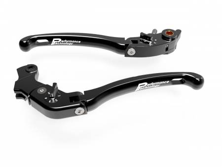 LE05D Brake / Clutch Adjustment Levers Eco Gp 1 Black-black Ducabike DBK For Ducati Hypermotard 821 2013 > 2015