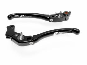 Brake / Clutch Adjustment Levers Eco Gp 1 Black-silver Ducabike DBK For Ducati Hypermotard 821 2013 > 2015