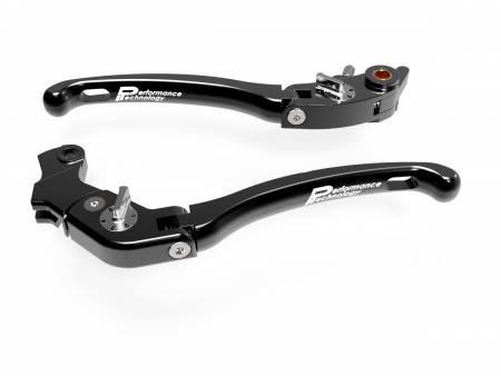 LE05E Brake / Clutch Adjustment Levers Eco Gp 1 Black-silver Ducabike DBK For Ducati Hypermotard 821 2013 > 2015
