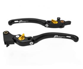 Brake / Clutch Adjustable Levers Eco Gp 1 Black Gold Dbk For Bmw S1000xr 2020 > 2022