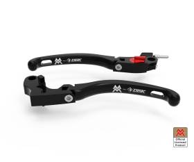 Brake / Clutch Adjustable Levers Eco Gp 1 Black Red Dbk For Moto Morini X Cape 650 2021 > 2024