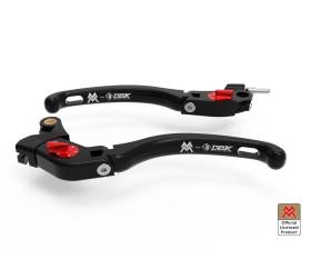 Brake / Clutch Adjustable Levers Eco Gp 1 Black Red Dbk For Moto Morini Seiemmezzo Scr 2022 > 2024