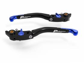 Leve Freno / Frizione Regolabili Eco Gp 2 Nero-blu Ducabike DBK Per Ducati Panigale V2 2020 > 2023