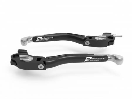 LEA21E Brake/clutch Adjustable Levers Eco Gp 2 Black-silver Ducabike DBK For Ducati Desertx 2022 > 2024