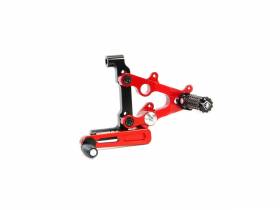 Adjustable Rearset Black Red Ducabike DBK For Ducati Panigale 899 2013 > 2015