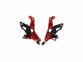 Adjustable Rearset Red-red Ducabike DBK For Ducati Monster 821 2018 > 2020
