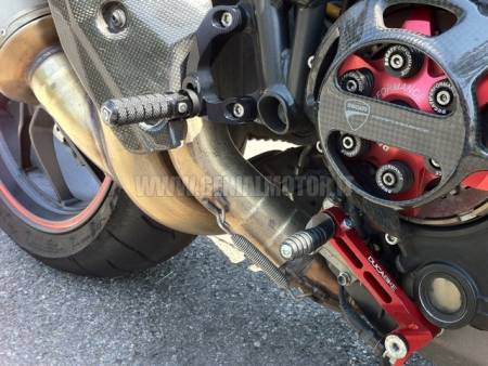 Ducabike DBK Prsf02da Pilot Rearset Adjustable Black - Red