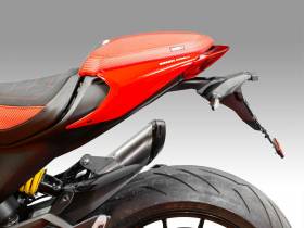 Support De Plaque D'immatriculation Noir Ducabike DBK Pour Ducati Monster 937 2021 > 2024