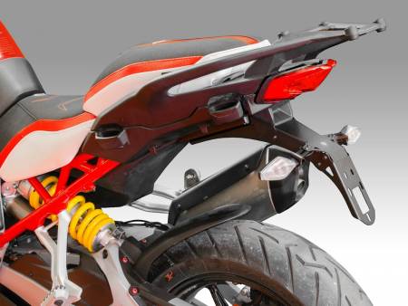 PRT16 Support De Plaque D'immatriculation Réglable Evo  Ducabike DBK Pour Ducati Multistrada V4 2021 > 2024