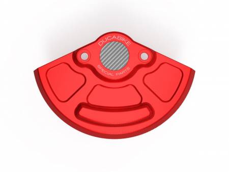 SLI12A Protección De La Tapa Del Alternador Deslizante Rojo Ducabike DBK Para Ducati Streetfighter Sf V4 2020 > 2023