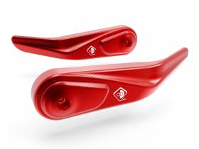 Protección Paramanos Rojo Rojo Ducabike DBK Para Ducati Hypermotard 950 2019 > 2024