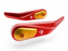 Protezioni Paramani Rosso-oro Ducabike DBK Per Ducati Multistrada 1260 2018 > 2020