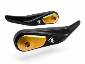 Handguards Protection Black-gold Ducabike DBK For Ducati Multistrada 1260 S 2018 > 2020