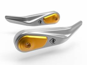 Handguards Protection Silver-gold Ducabike DBK For Ducati Multistrada 1260 2018 > 2020