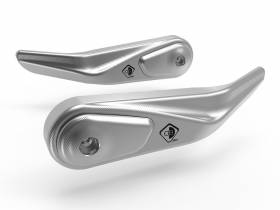Handguards Protection Silver-silver Ducabike DBK For Ducati Hypermotard 950 2019 > 2024