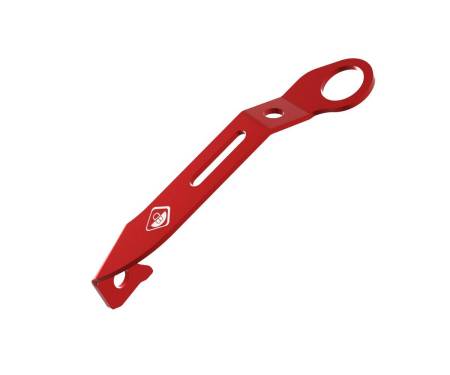 STA09A Clutch Fluid Reservoir Support Red Dbk For Ducati Panigale V4 2021 > 2024
