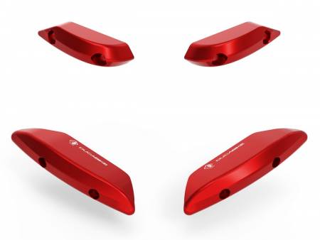 TCA01A Wing Cover Caps Red Ducabike DBK For Ducati Streetfighter Sf V4 2020 > 2023