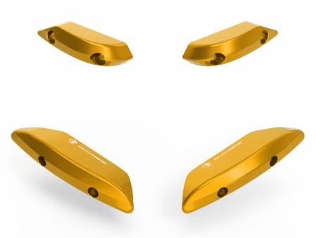 TCA01B Wing Cover Caps Gold Ducabike DBK For Ducati Streetfighter Sf V4 2020 > 2023