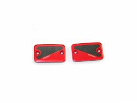 Fluid Tank Caps Red Ducabike DBK For Ducati Monster S4rs 2006 > 2008