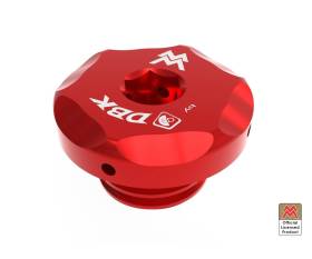 Oil Filler Plug Red Dbk For Moto Morini Seiemmezzo Scr 2022 > 2024