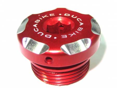 TOS01A Engine Oil Cap Red Ducabike DBK For Ducati Supersport 600 1994 > 1997